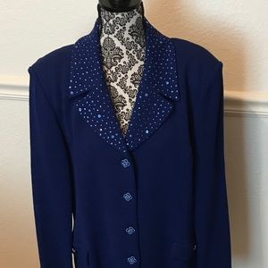 St John Evening knit jacket.